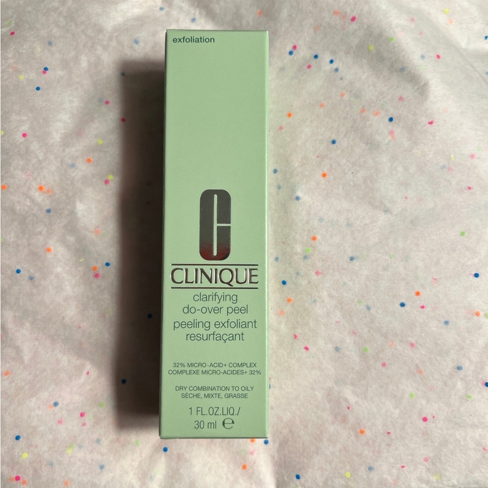 Clinique clarifying peel